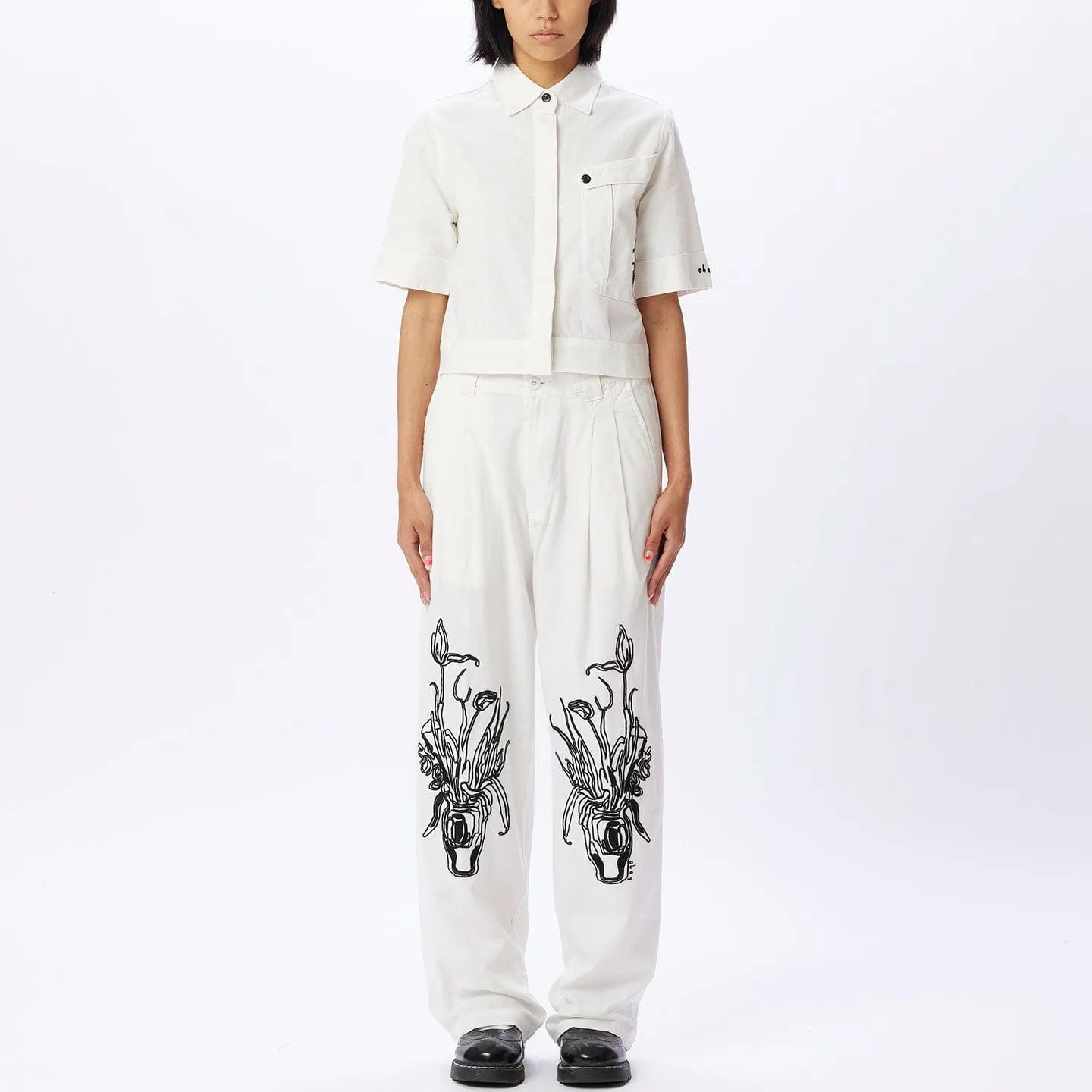 ADELINA WORK SHIRT SS MATCHING SETS
