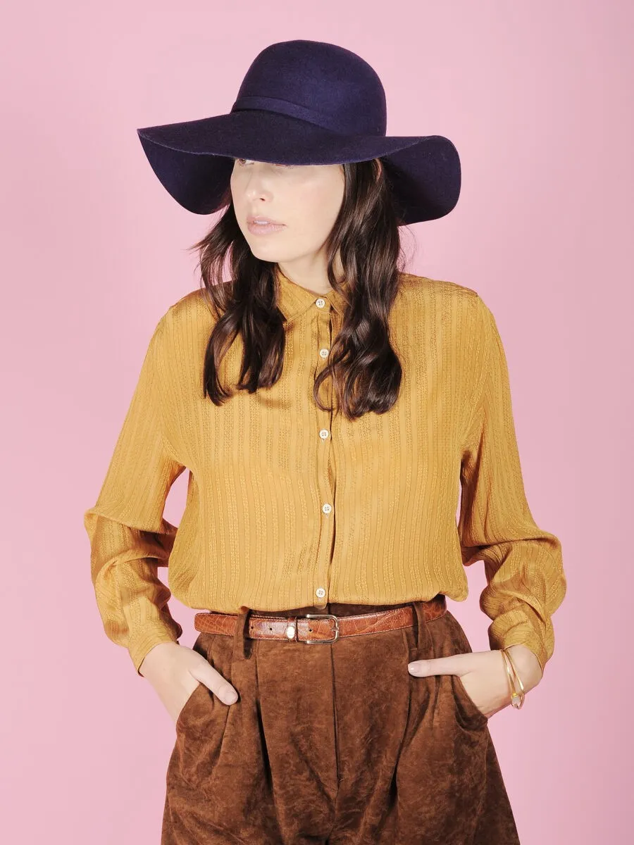 Camicia color senape anni’ 70