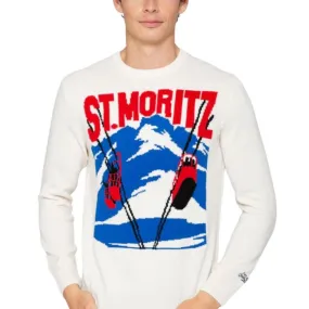 Mc2 Saint Barth Maglione St. Moritz Stampa Cartolina D'epoca