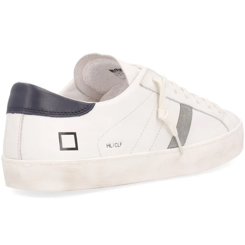 Sneakers Hill Low Calf White/Blue 