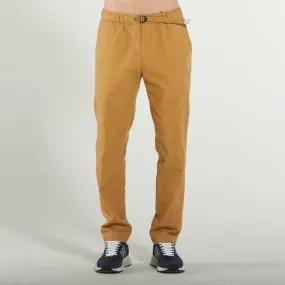 White Sand pantalone tessuto senape